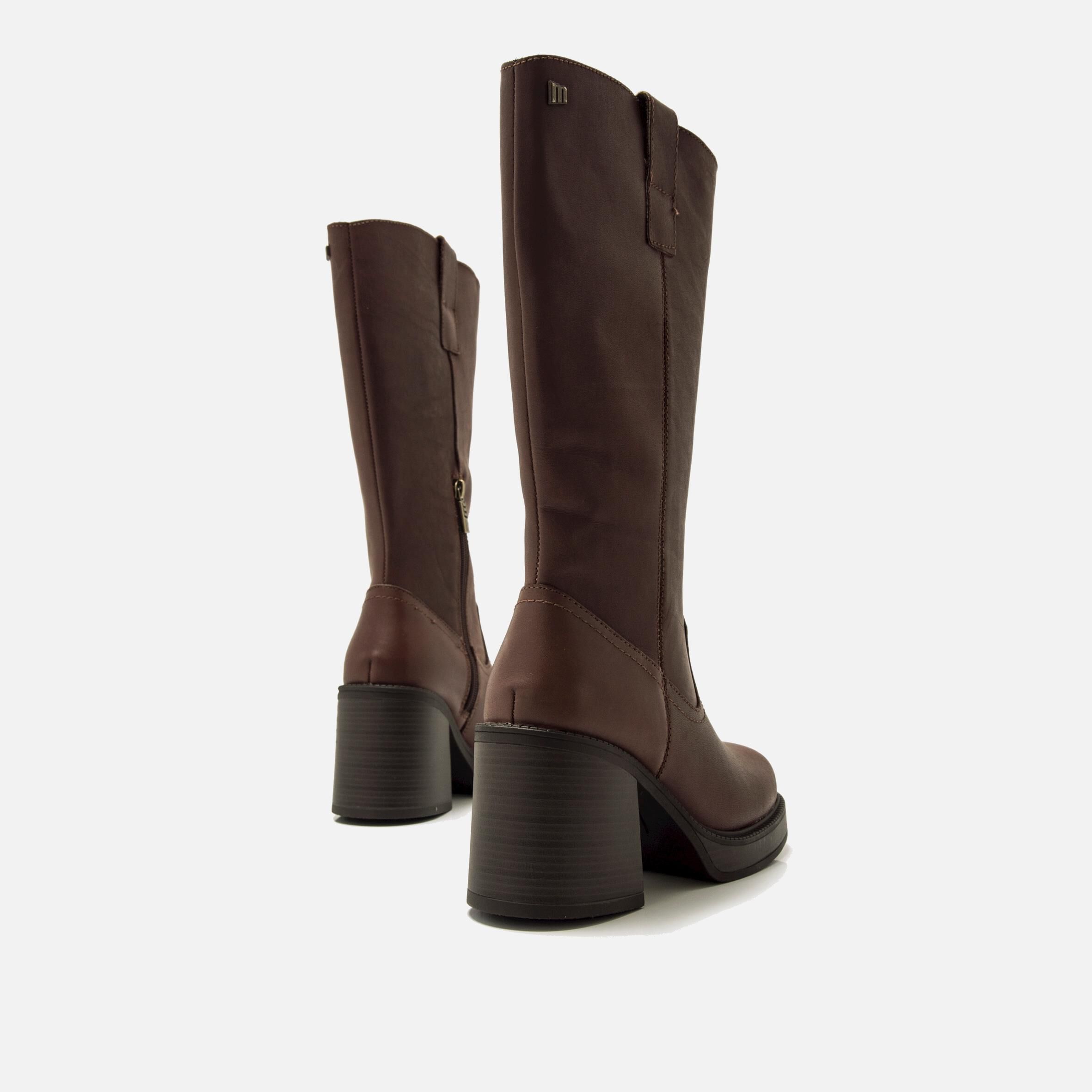 Buy NEW OASIS brown 58629 HIGH HEELED BOOTS Mtng for WOMAN